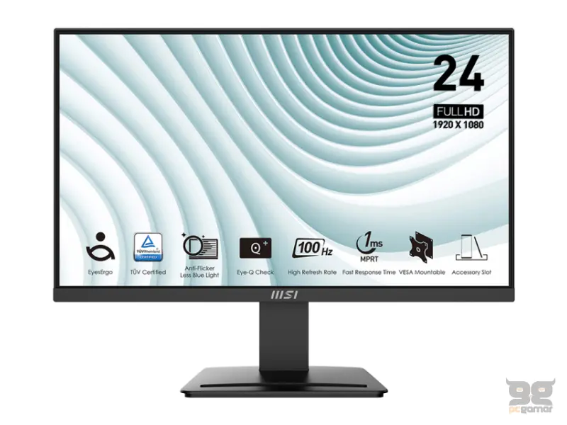 MSI 23.8 inča PRO MP2412 FHD 1920x1080 100Hz business monitor 