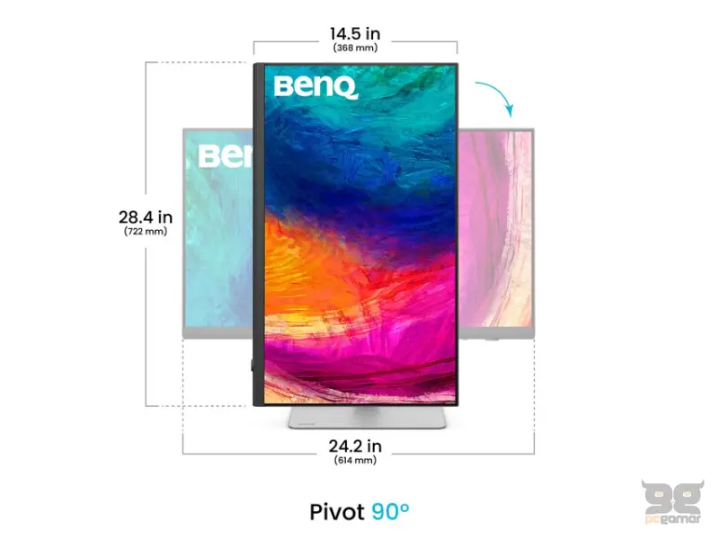 BENQ 27 inča PD2730S 5K IPS LED Dizajnerski monitor beli 