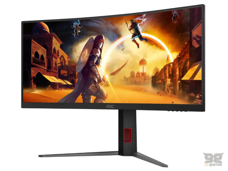 AOC 34 inča CU34G4Z WQHD 3440x1440 Fast VA 240 Hz zakrivljeni gaming monitor 