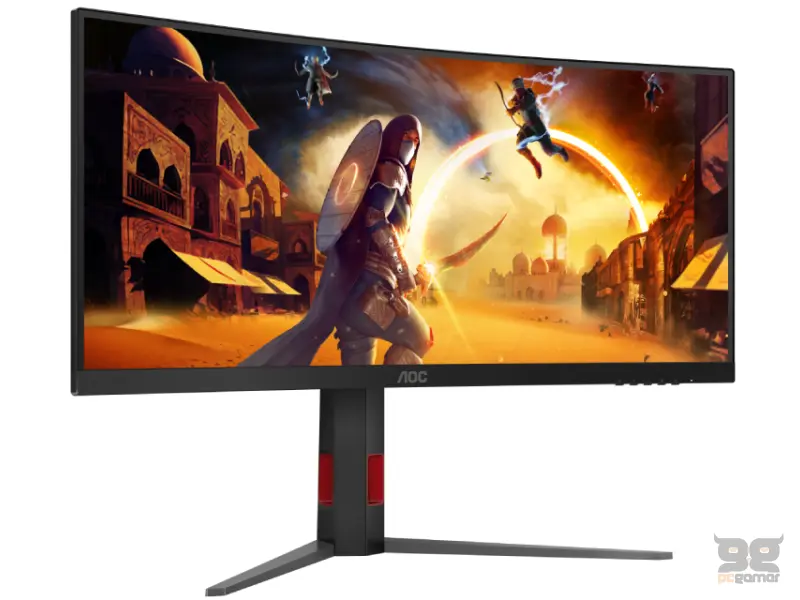 AOC 34 inča CU34G4Z WQHD 3440x1440 Fast VA 240 Hz zakrivljeni gaming monitor 