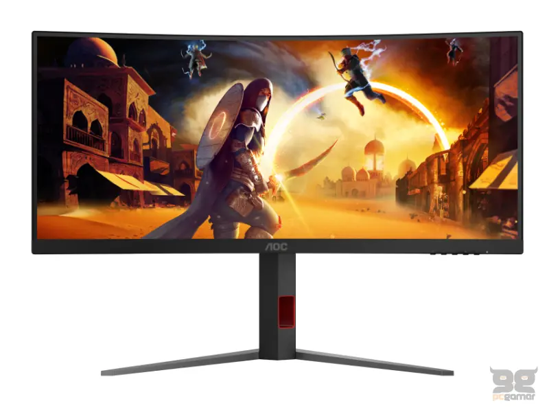 AOC 34 inča CU34G4Z WQHD 3440x1440 Fast VA 240 Hz zakrivljeni gaming monitor 