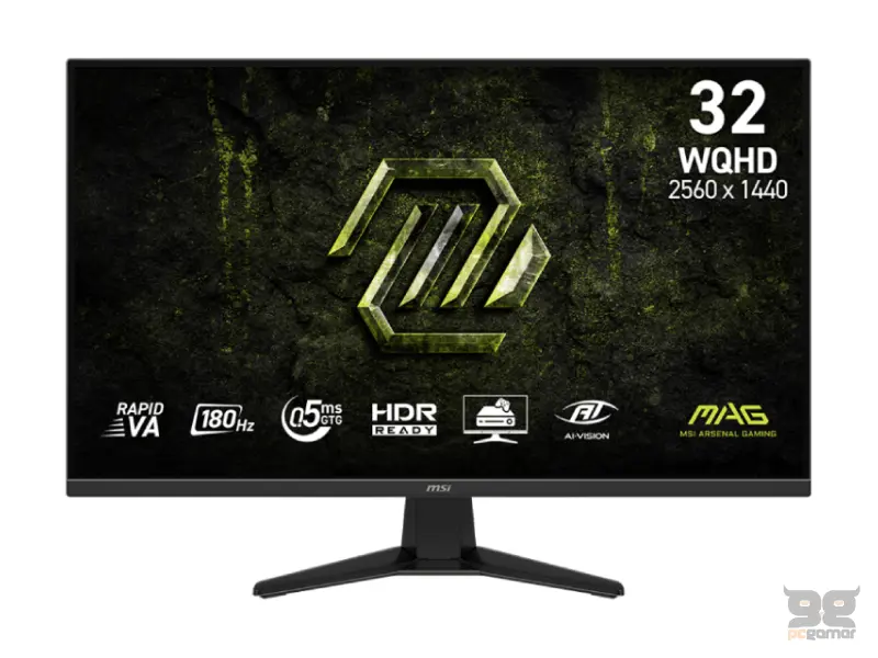 MSI 32 inča MAG 325QF E18V, WQHD 2560x1440 Rapid VA 180 Hz gaming monitor 