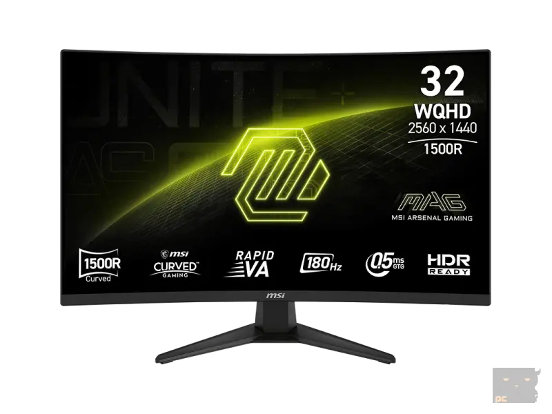 MSI 32 inča MAG 321CQF E18 WQHD 2560x1440 180Hz FreeSync zakrivljeni gaming monitor 