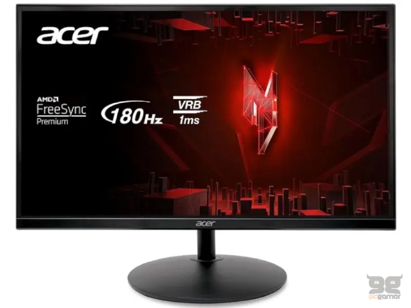 ACER Nitro LED IPS Gaming Monitor XF240YM3biiph, 23.8", Full HD 1920x1080, 180Hz,1ms, HDMI*2/DP, HAS