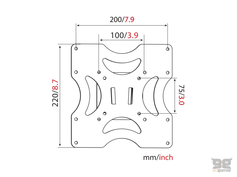 Digitus Nosac za monitor za zid, do 37"