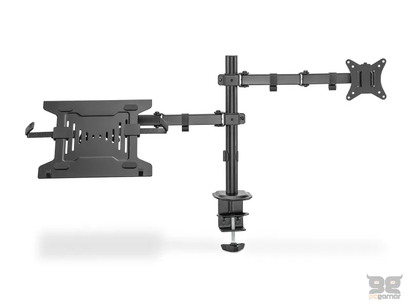 Digitus Nosac za monitor + notebook, 2x9kg, do 32", swivel, tilt