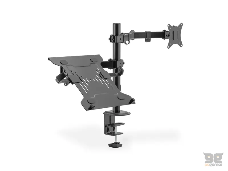 Digitus Nosac za monitor + notebook, 2x9kg, do 32", swivel, tilt