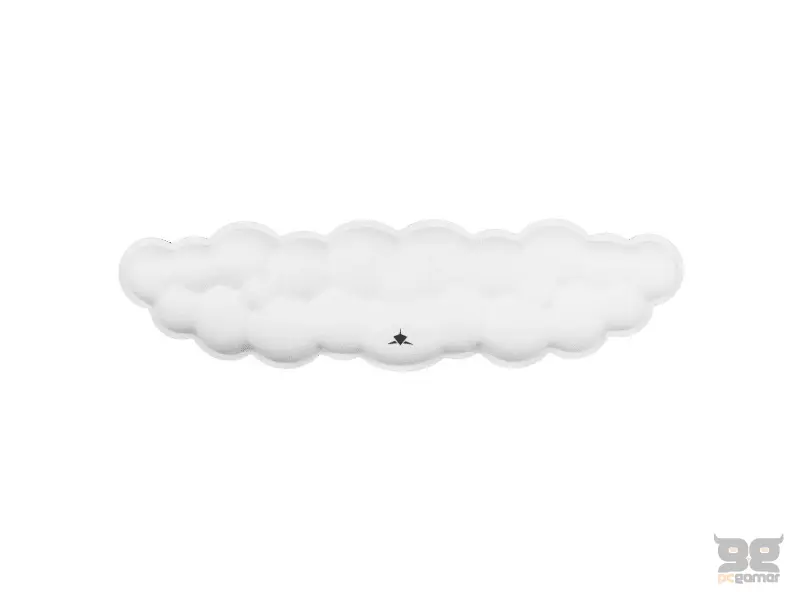 White Shark PODLOGA ZA TIPKOVNICU KP-012 CUMULUS BIJELA