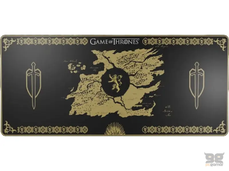 Lexip x Tsume – Game Of Thrones: Lions XXL crna podloga za miš