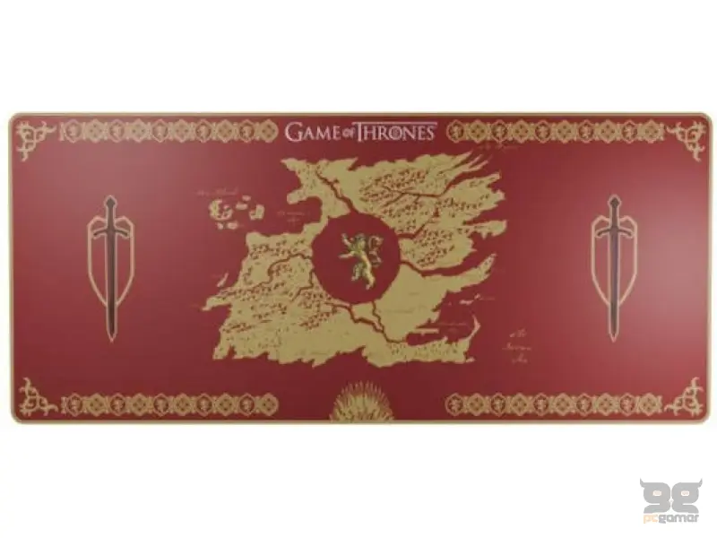 Lexip x Tsume – Game Of Thrones: Lions XXL crvena podloga za miš
