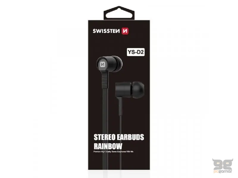 Swissten Slušalice Rainbow YS-D2 Crne