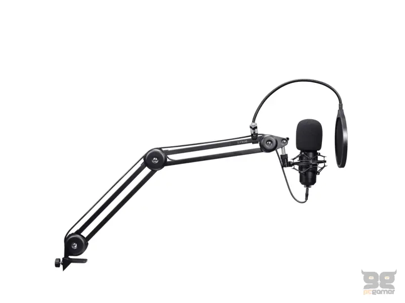 TRUST GXT 270 Emita II+ Streaming Microphone with adjustable arm USB-C/USB-A port