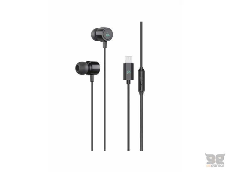iPEAX Slušalice Wired Lightning Black