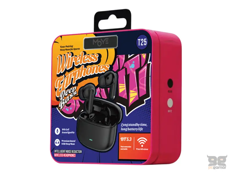 Moye Slušalice Street Beatz Wireless Black