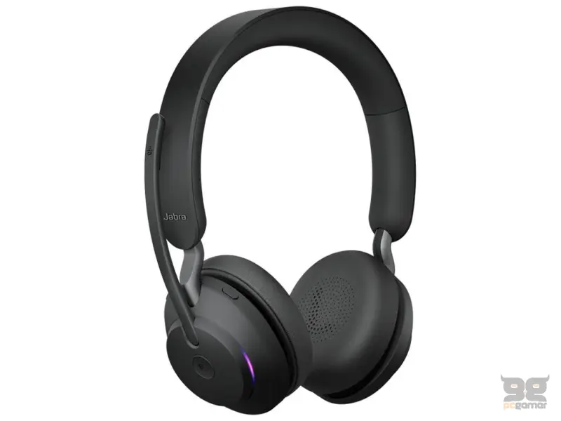 JABRA Evolve2 65 Stereo Wireless On-Ear Headset (Microsoft Teams, USB Type-C, Black)