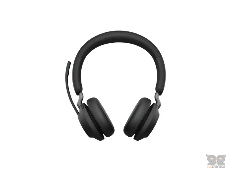 JABRA Evolve2 65 Stereo Wireless On-Ear Headset (Microsoft Teams, USB Type-C, Black)