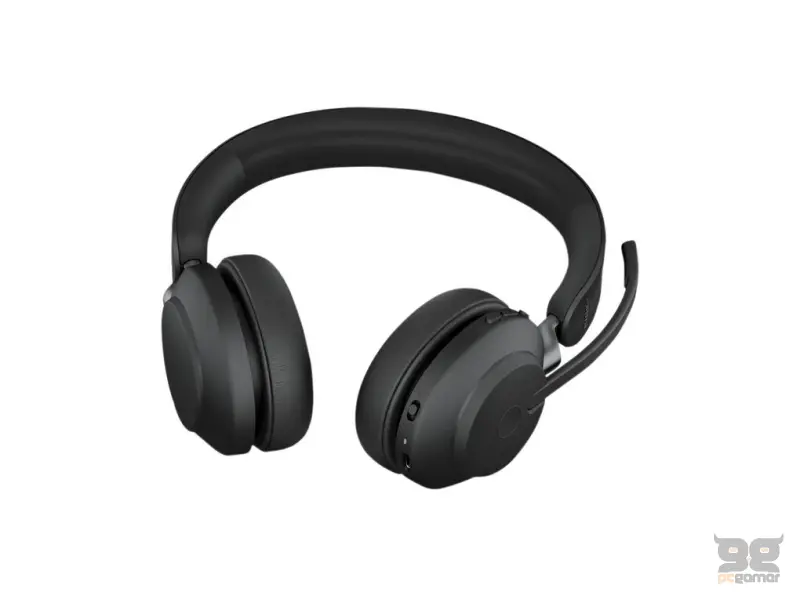 JABRA Evolve2 65 Stereo Wireless On-Ear Headset (Microsoft Teams, USB Type-C, Black)