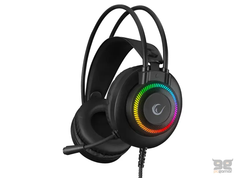 Rampage Slusalice RM-K27 X-JAMMER Rainbow RGB USB, 3.5mm, PC, PS4, XBOX, Gaming