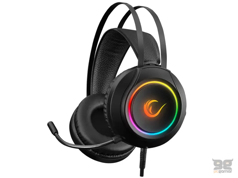 Rampage Slusalice RM-K45 ORBIT-S Black RGB Led 7.1 Gaming