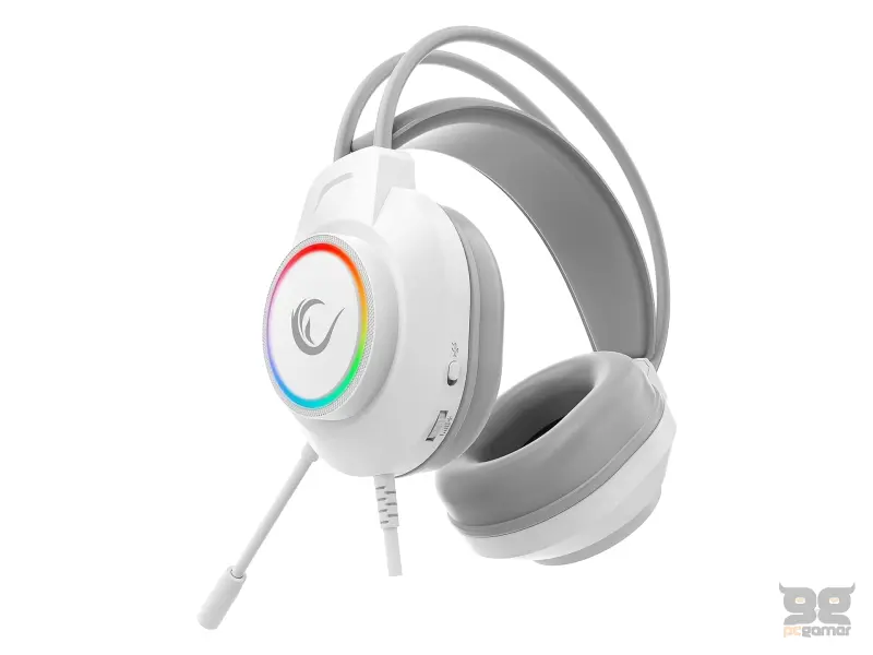 Rampage Slusalice RM-K55 Kipchak RGB 7.1 Gaming White