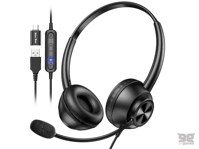 New Bee Wired headset with microphone H368