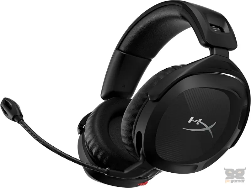 HyperX Cloud Stinger 2 Wireless Gaming Headset/20hr/Noise-Cancelling Mic/Black/DTS Headphone:X