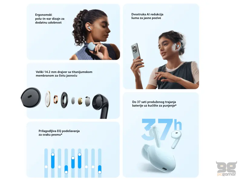 Redmi Buds 8 Active (Black)