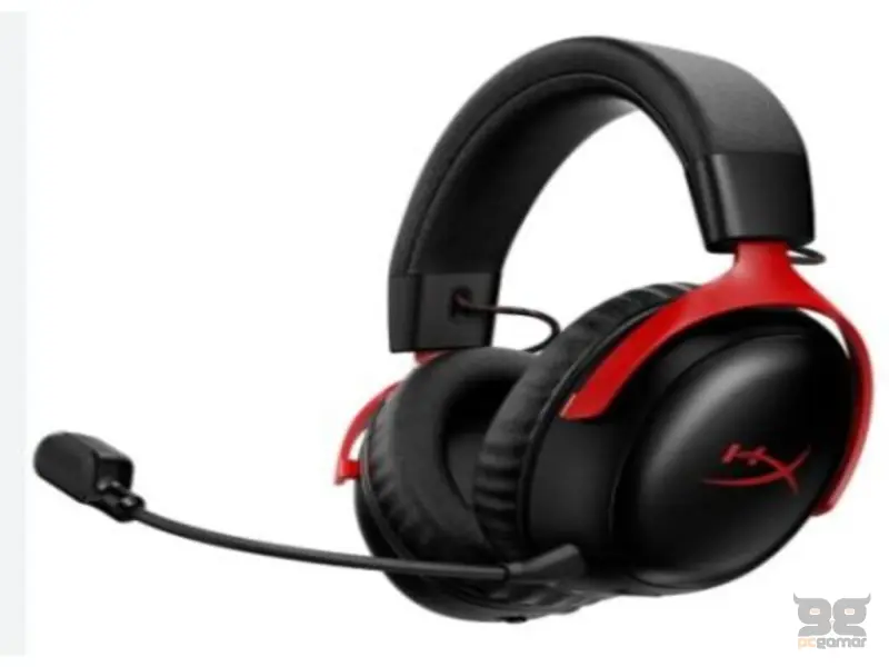 HyperX Cloud III S Wireless Gaming Headset/PC/PS5/Mobile/Mac/120Hr/2.4GHz Wireless/Black-red