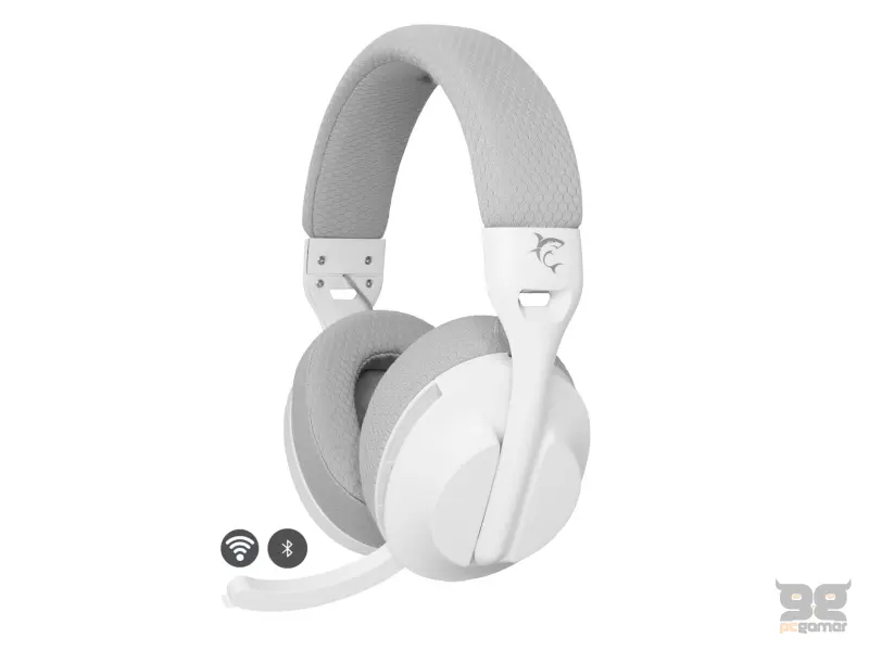 White Shark FALCON White/Grey - Wireless