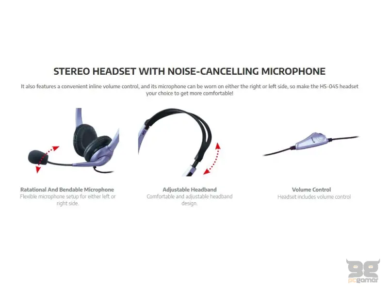 GENIUS HS-04S slušalice sa mikrofonom 