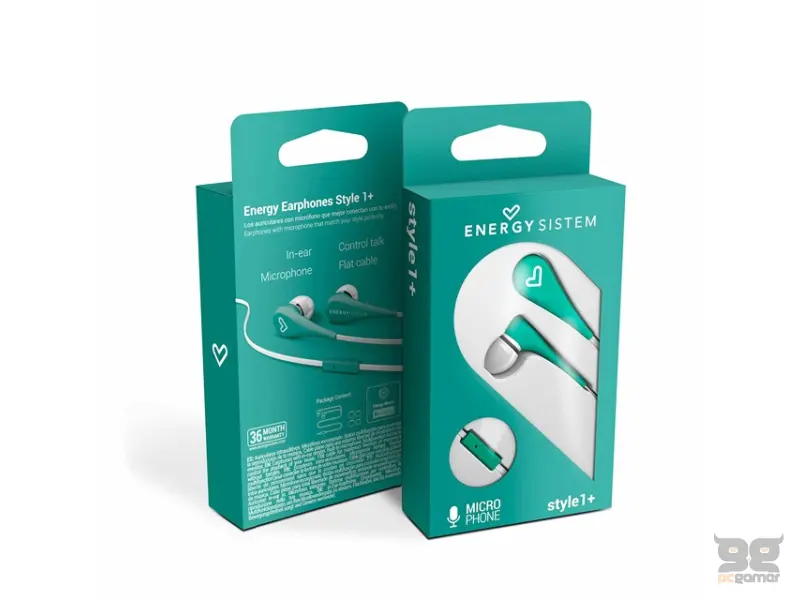 ENERGY SISTEM Style 1+ Mint slušalice sa mikrofonom (M44599) 