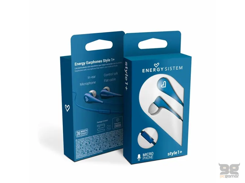 ENERGY SISTEM Style 1+ Navy slušalice sa mikrofonom 