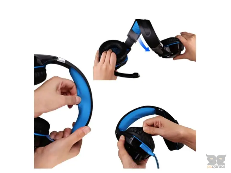 KOTION EACH G2000 Gaming slušalice sa mikrofonom crno-plave 