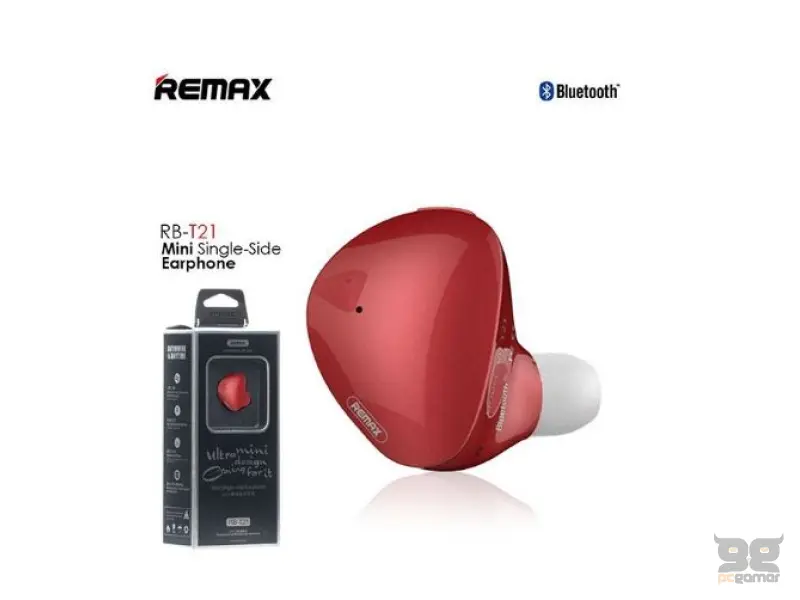 REMAX RB-T21 Single side bluetooth slušalice crvena 