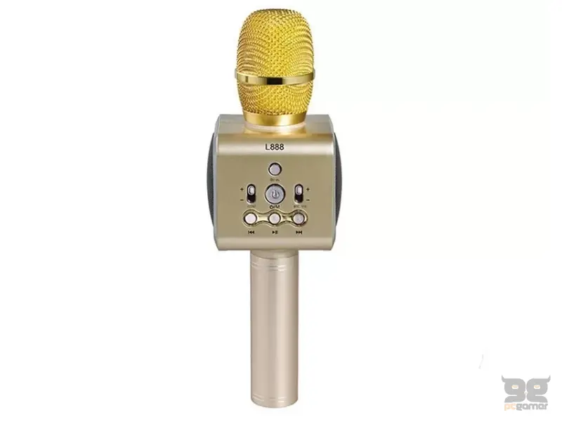 WSTER Karaoke Bluetooth Mikrofon L888 zlatni 