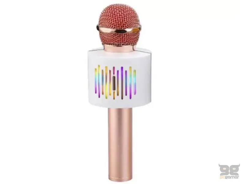 WSTER Karaoke Bluetooth Mikrofon V8 rozi 