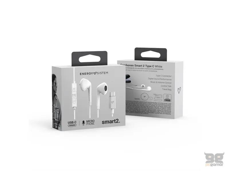 ENERGY SISTEM Smart 2 Type C slušalice sa mikrofonom bele (M44899) 