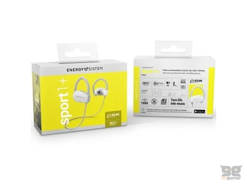 ENERGY SISTEM Sport 1+ Snow Bežične slušalice sa mikrofonom bele (M45178) 