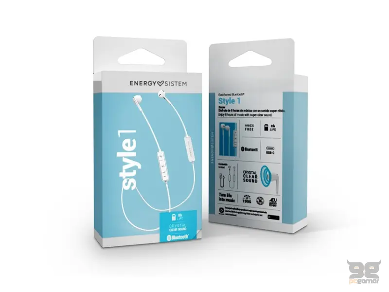 ENERGY SISTEM Style 1 Snow Bežične slušalice sa mikrofonom bele (M45455) 