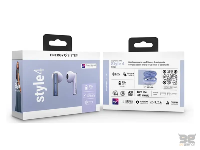 ENERGY SISTEM Style 4 Violet True Wireless slušalice ljubičaste (M45349) 