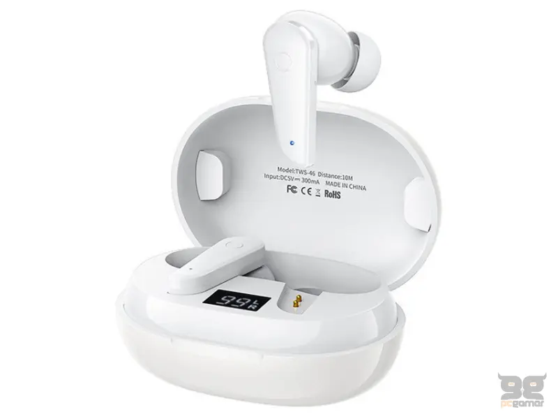 REMAX TWS-46 Wireless slušalice bele 