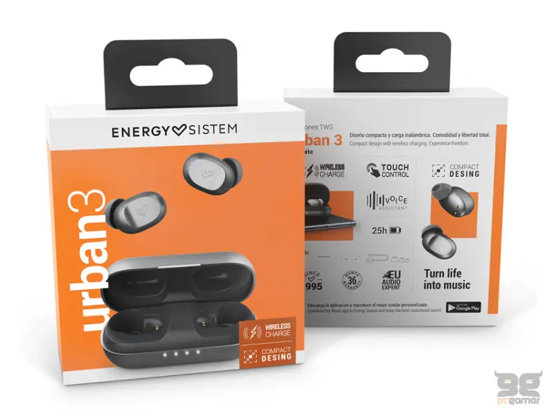 ENERGY SISTEM Urban 3 Graphite True Wireless bežične slušalice sive (M45182) 