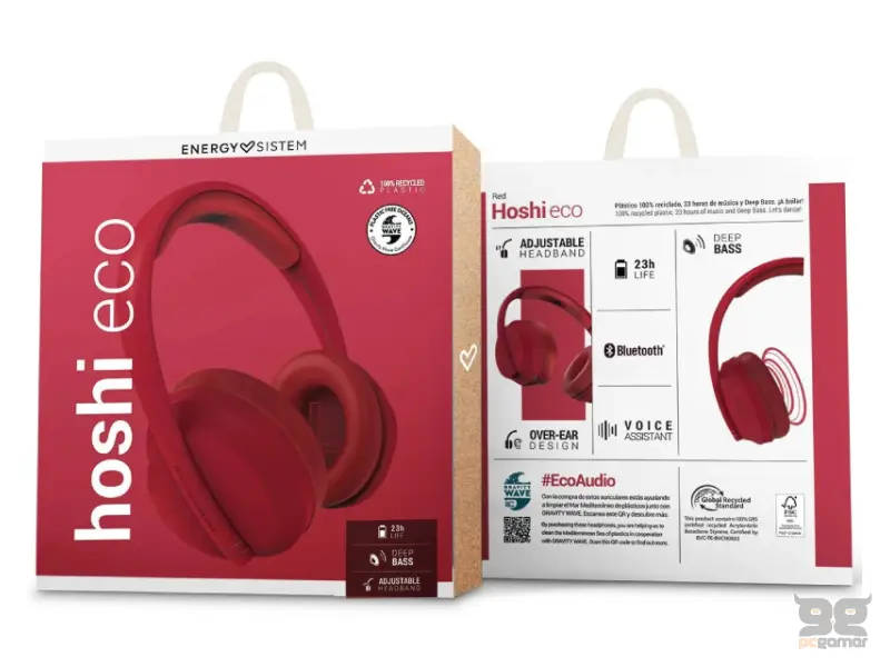 ENERGY SISTEM Hoshi ECO Red Bluetooth slušalice sa mikrofonom crvene (M45755) 