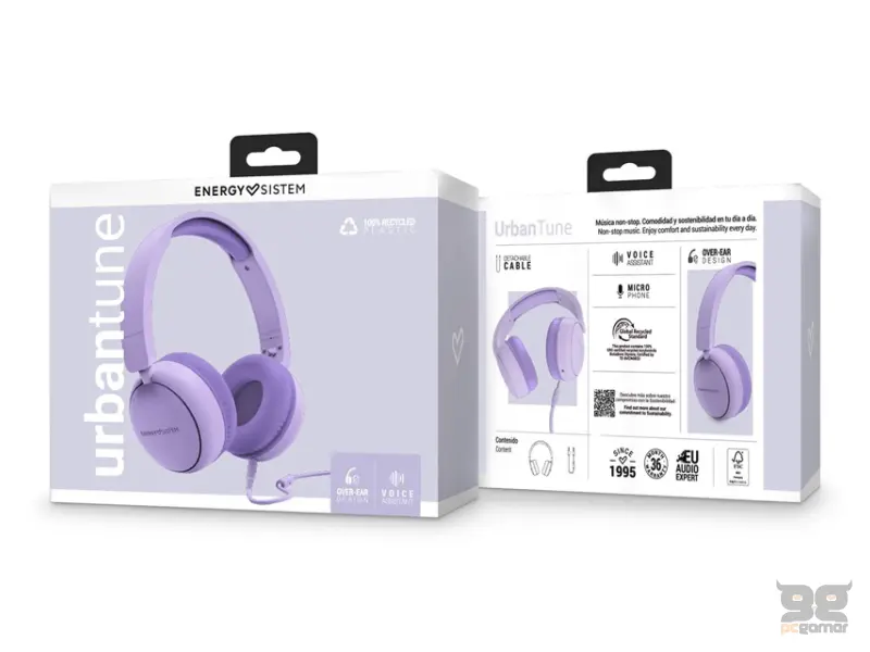 ENERGY SISTEM UrbanTune Lavender slušalice ljubičaste (M45766) 