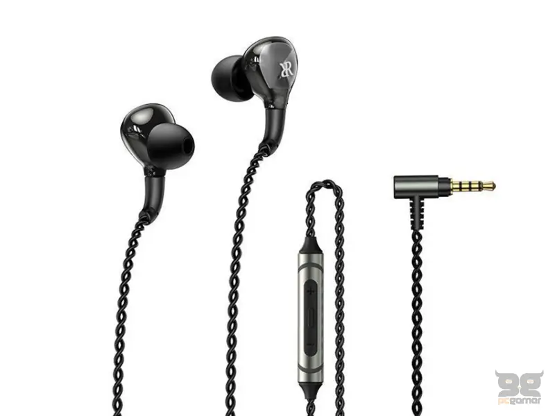 REMAX RM-616 Slušalice bubice žične crne 