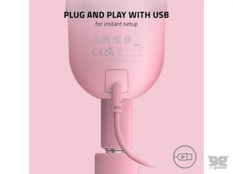 RAZER Seiren Mini mikrofon roze RZ19-03450200-R3M1 