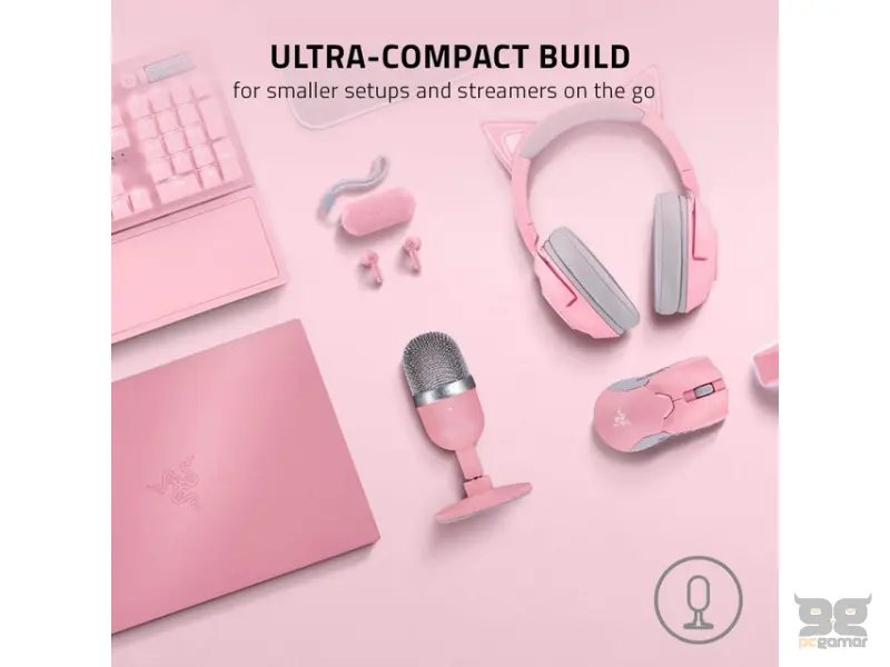 RAZER Seiren Mini mikrofon roze RZ19-03450200-R3M1 