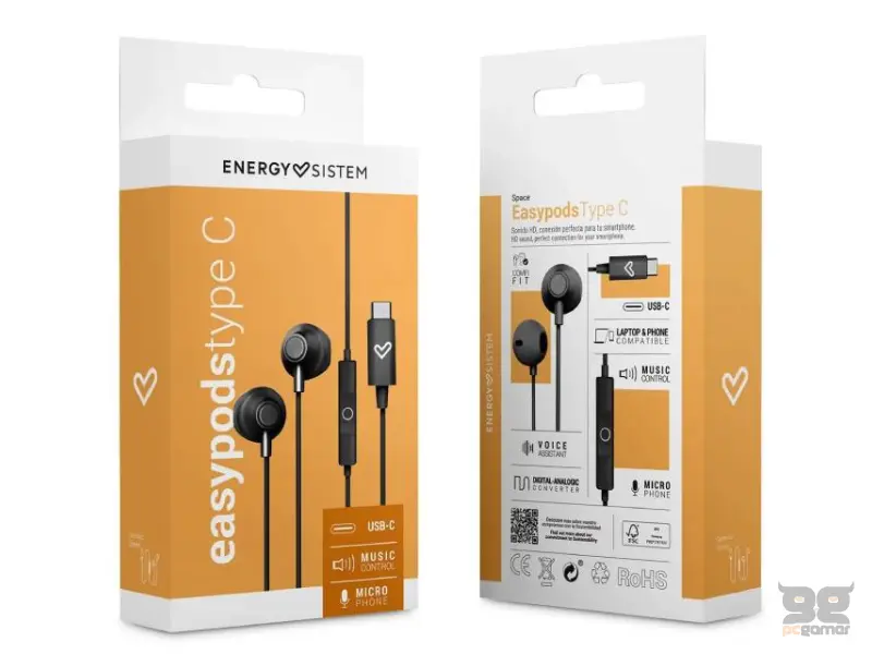 ENERGY SISTEM EasyPods Space type C slušalice (M45951) 