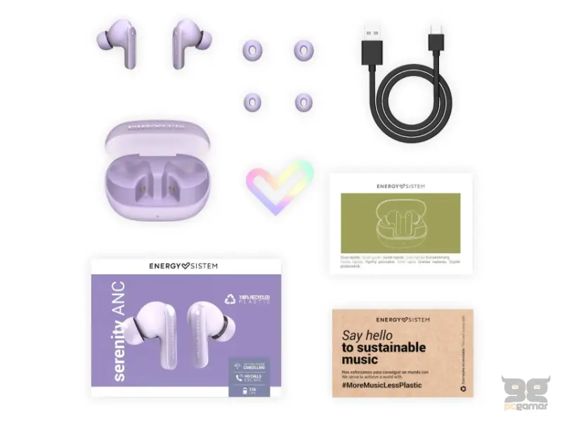 ENERGY SISTEM Lavender Serenity ANC slušalice ljubičaste (M45918) 