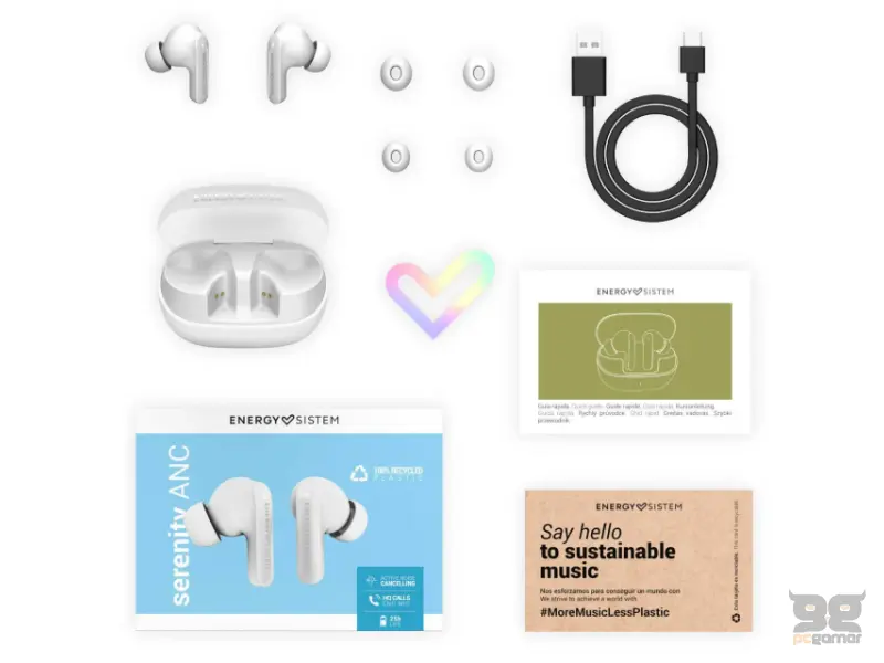 ENERGY SISTEM White Serenity ANC slušalice bele (M45920) 